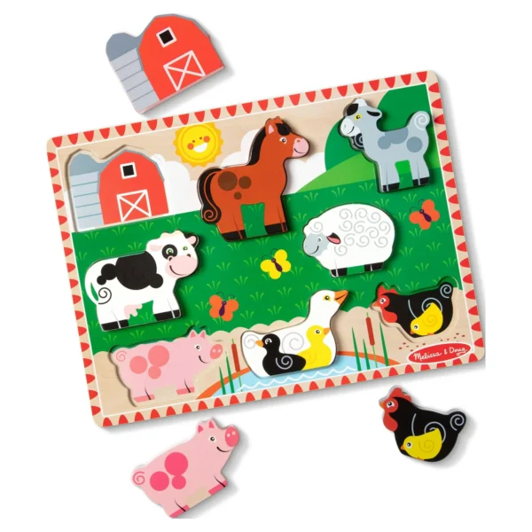 Farm Wooden Chunky Puzzle (8 pcs) - FSC Certified